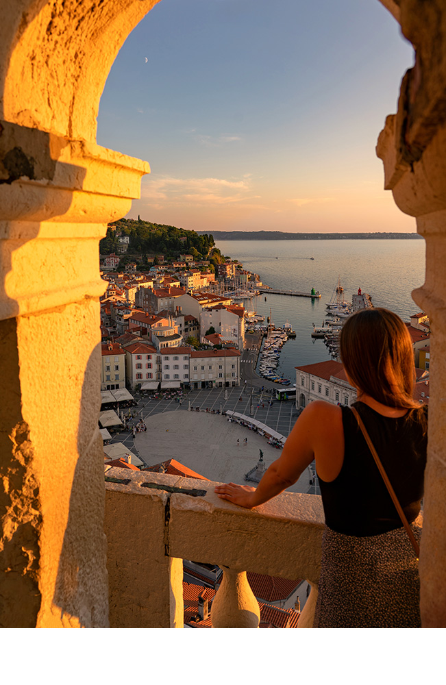 Discover Piran from the heart of the Old Town